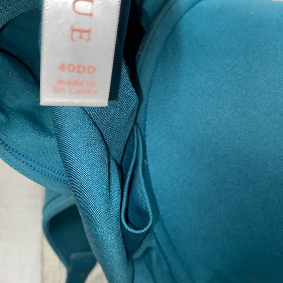Cacique teal bra size 40DD - Picture 5 of 7